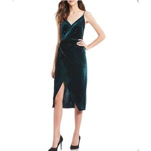 Betsey Johnson velvet green dress - women’s size 12